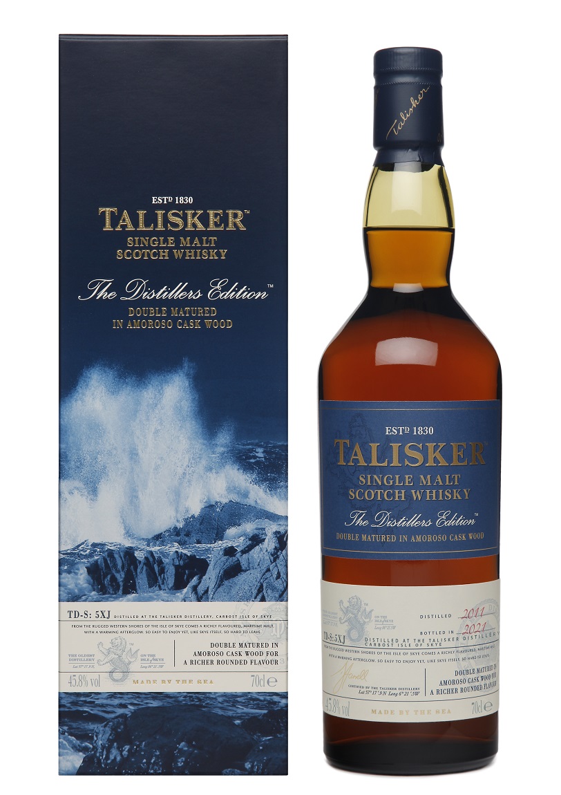 Talisker Distillers | Edition 2023 Double Matured | Amoroso Cask Wood Isle of Skye | Whisky 0,7l