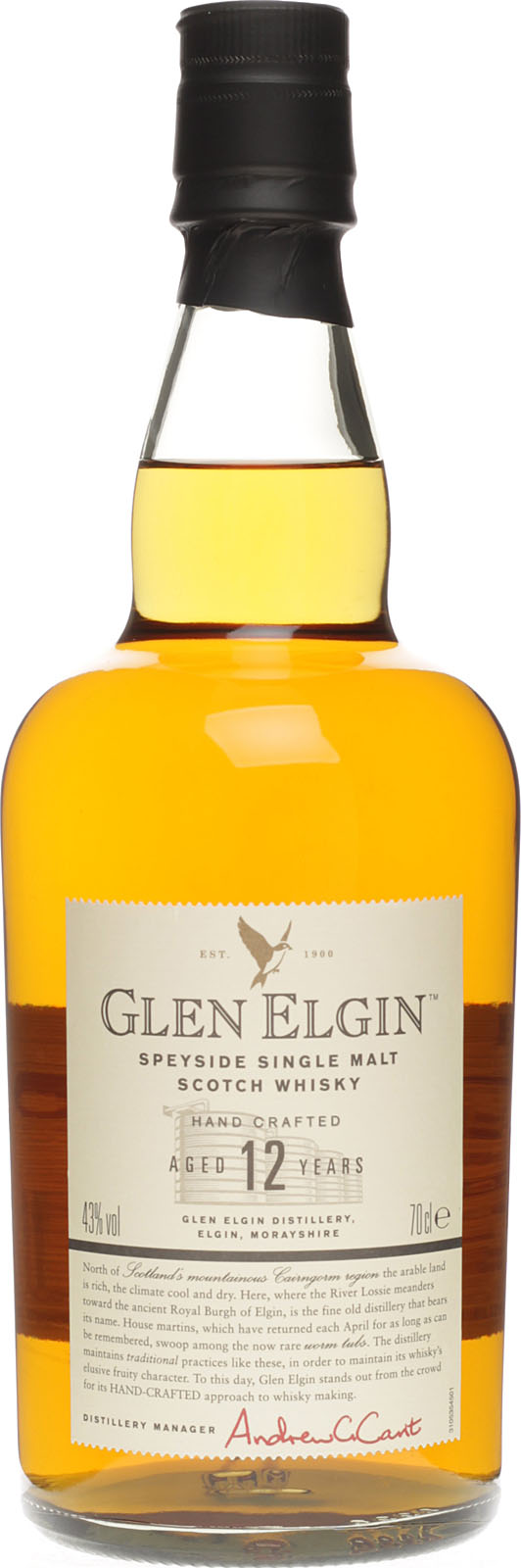 Glen Elgin 12 years | Speyside Malt Whisky 43% 0,7l!
