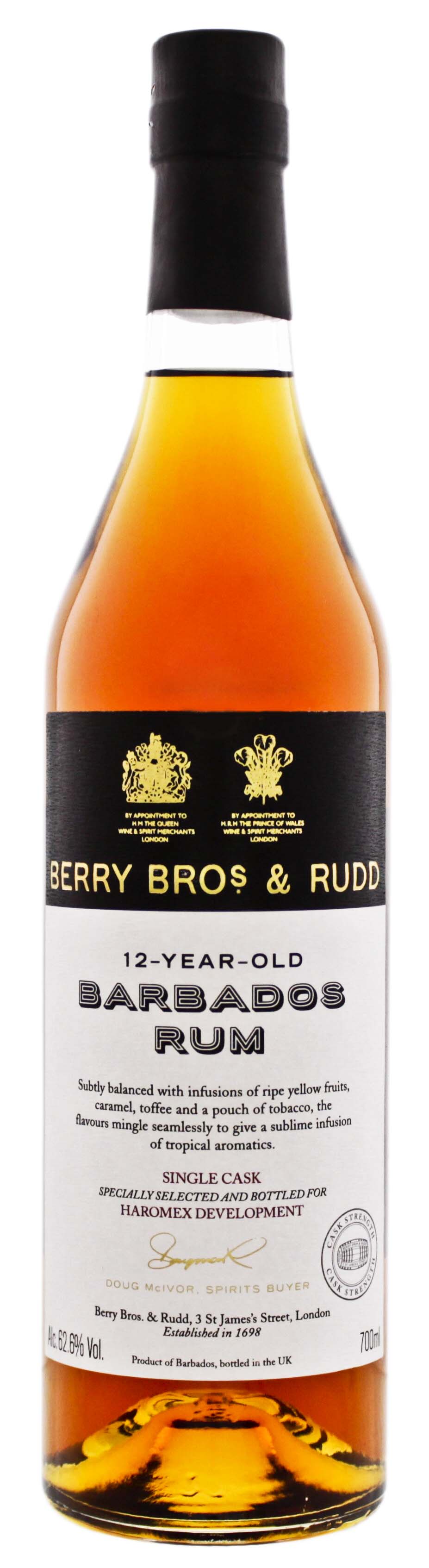 Berry Bros & Rudd Barbados | Rum 2004 13 years 59% 0,70l!