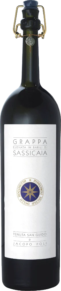 Poli Grappa Elevate in Barili | Sassicaia 40% 0,5l!