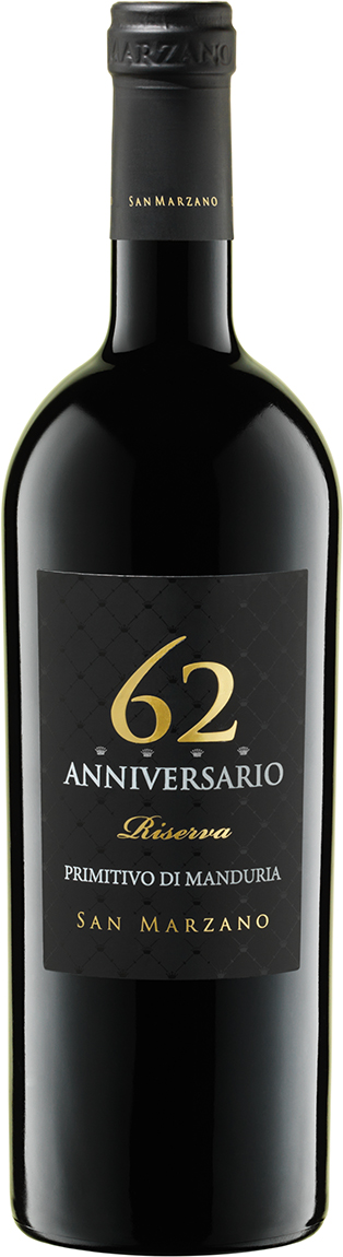 San Marzano „Anniversario“ | 62 Primitivo | Riserva di Manduria