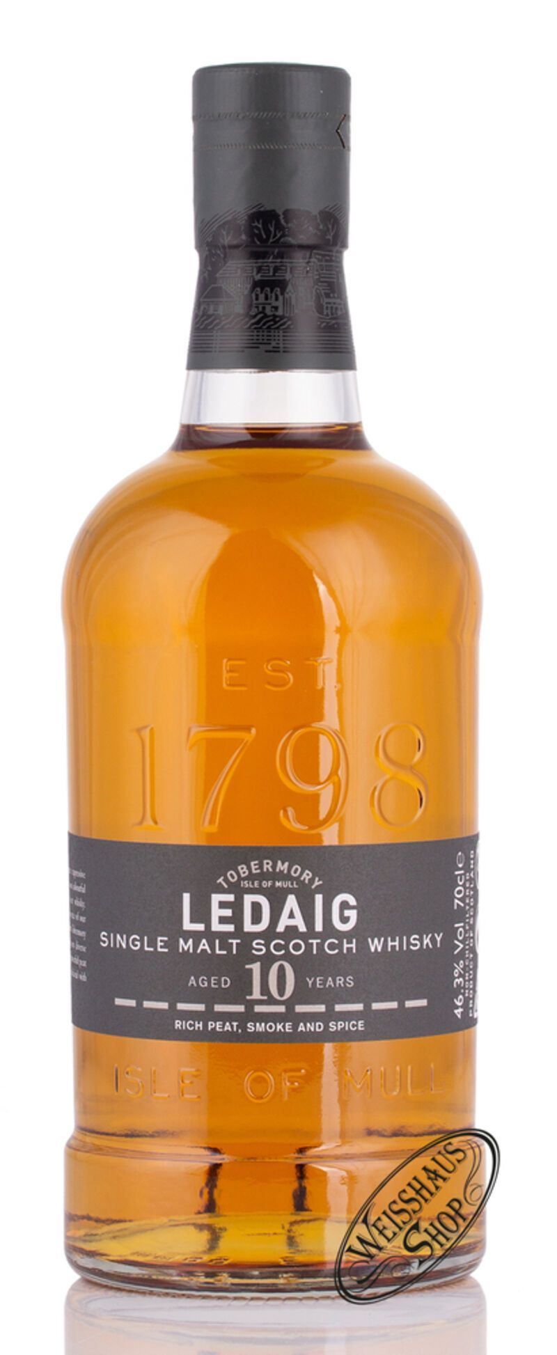 Ledaig 10 years Isle of Mull | Single Malt Whisky 46,3% 0,70l