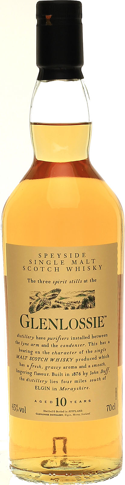 Glenlossie 10 years | Flora & Fauna Collection | Single Speyside Malt 43% 0,70l | !