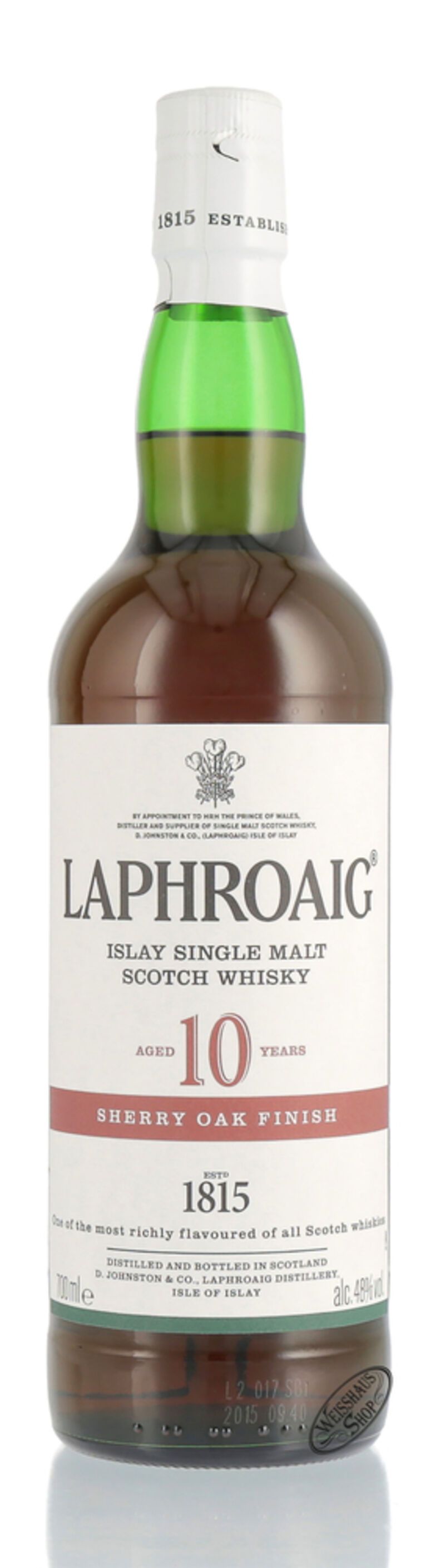 Laphroaig 10 Years Sherry Oak | Single Islay Malt Whisky | 48% 0,70l